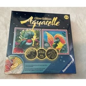 Ravensburger‎ Glow Edition Aquarelle 8-13 New Factory Sealed NEW SOLD